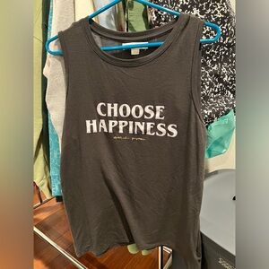 Choose Happiness workout tank